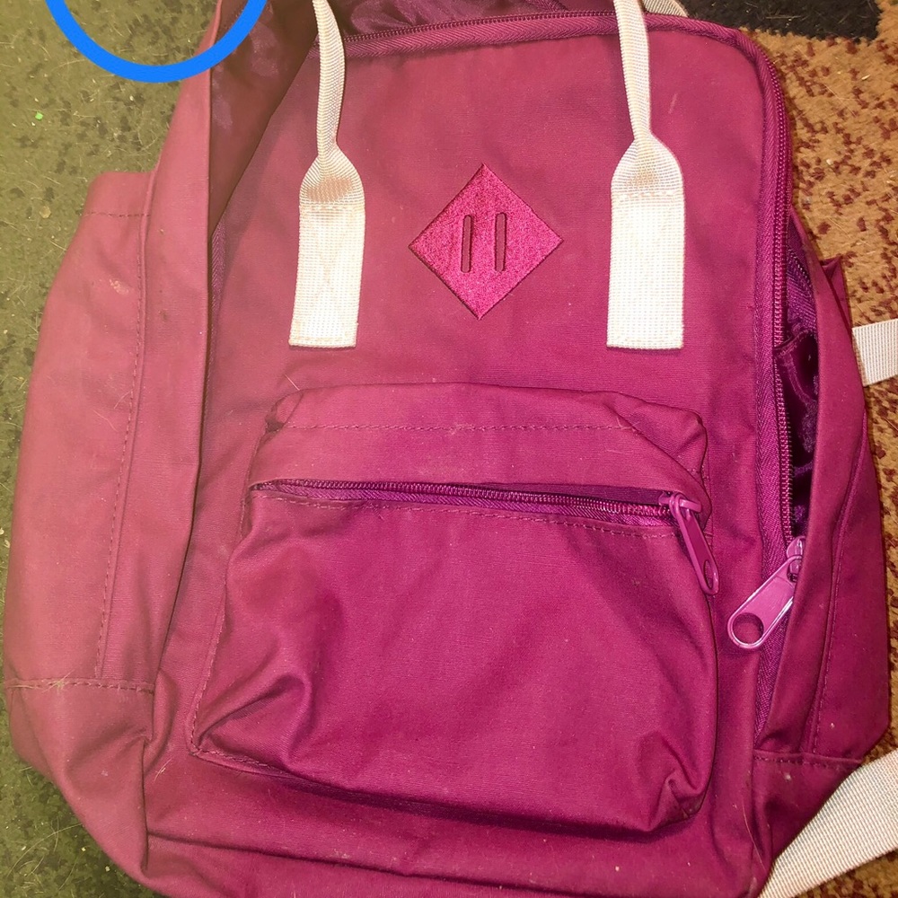 Maroon mini backpack